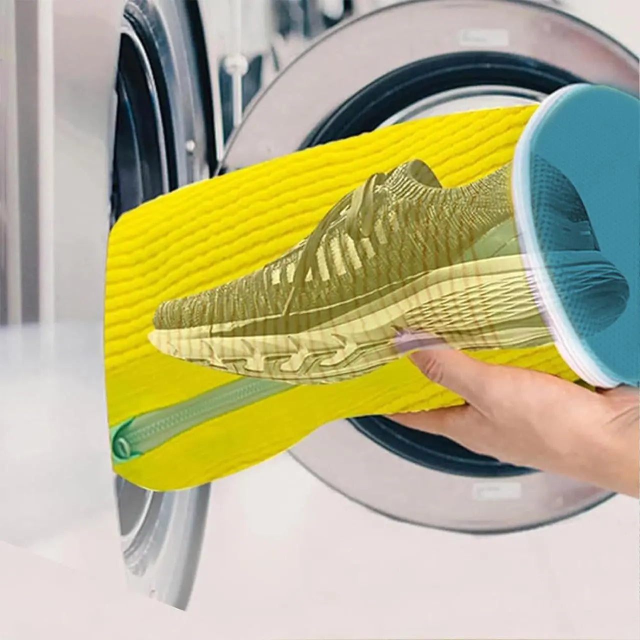Washing Machine Shoe Bag, 1Pc Durable Zipper Shoe Laundry Bag, Shoe Storage Bag, Laundry Tools & Accessories, Wash Bags for Home Laundry Room