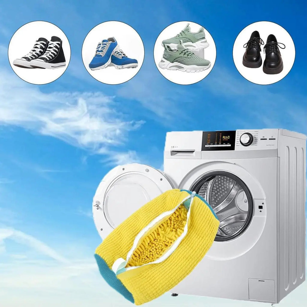 Washing Machine Shoe Bag, 1Pc Durable Zipper Shoe Laundry Bag, Shoe Storage Bag, Laundry Tools & Accessories, Wash Bags for Home Laundry Room