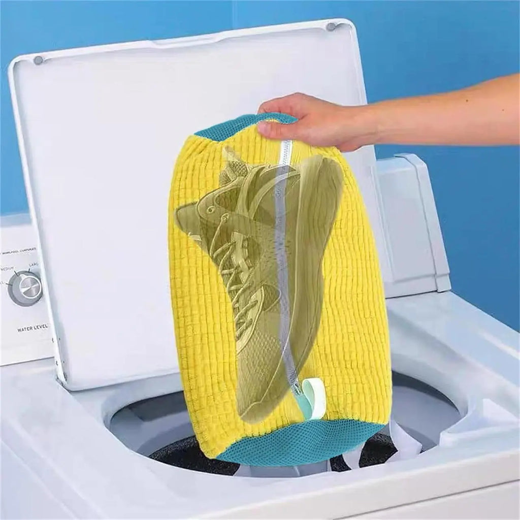Washing Machine Shoe Bag, 1Pc Durable Zipper Shoe Laundry Bag, Shoe Storage Bag, Laundry Tools & Accessories, Wash Bags for Home Laundry Room