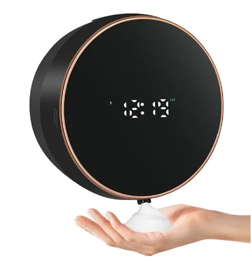 1Pc,Smart Touchless Automatic Soap Dispenser Touchless Auto Hands Free Lotion Wall Mount Liquid Dish Soap Dispenser Electric Plastic Modern Smart Rechargeable Hand Soap Dispenser for Bathroom Kitchen