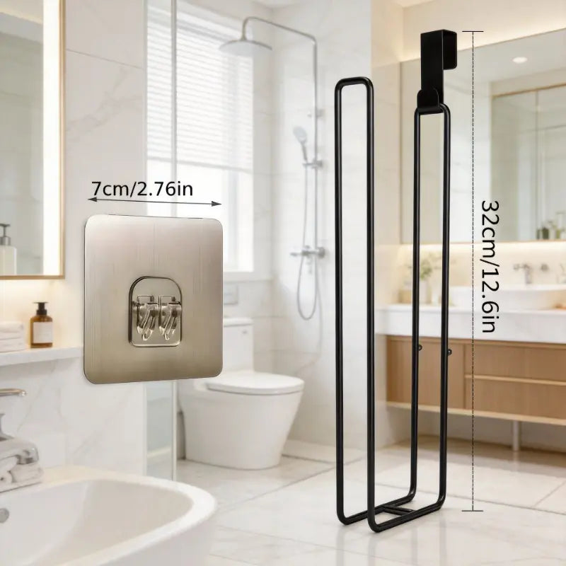 Modern Bathroom Decor Wall-Mounted Luxury Toilet Paper Holder, Non-Slip Bathroom Tissue Roll Stand, Kitchen Paper Towel Storage Hook, Indoor Stair Treads Mount, Toothbrush Holder, High-Pressure Silicone Plunger Tiktokshopspringglowup,Summervibes