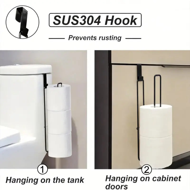 Modern Bathroom Decor Wall-Mounted Luxury Toilet Paper Holder, Non-Slip Bathroom Tissue Roll Stand, Kitchen Paper Towel Storage Hook, Indoor Stair Treads Mount, Toothbrush Holder, High-Pressure Silicone Plunger Tiktokshopspringglowup,Summervibes