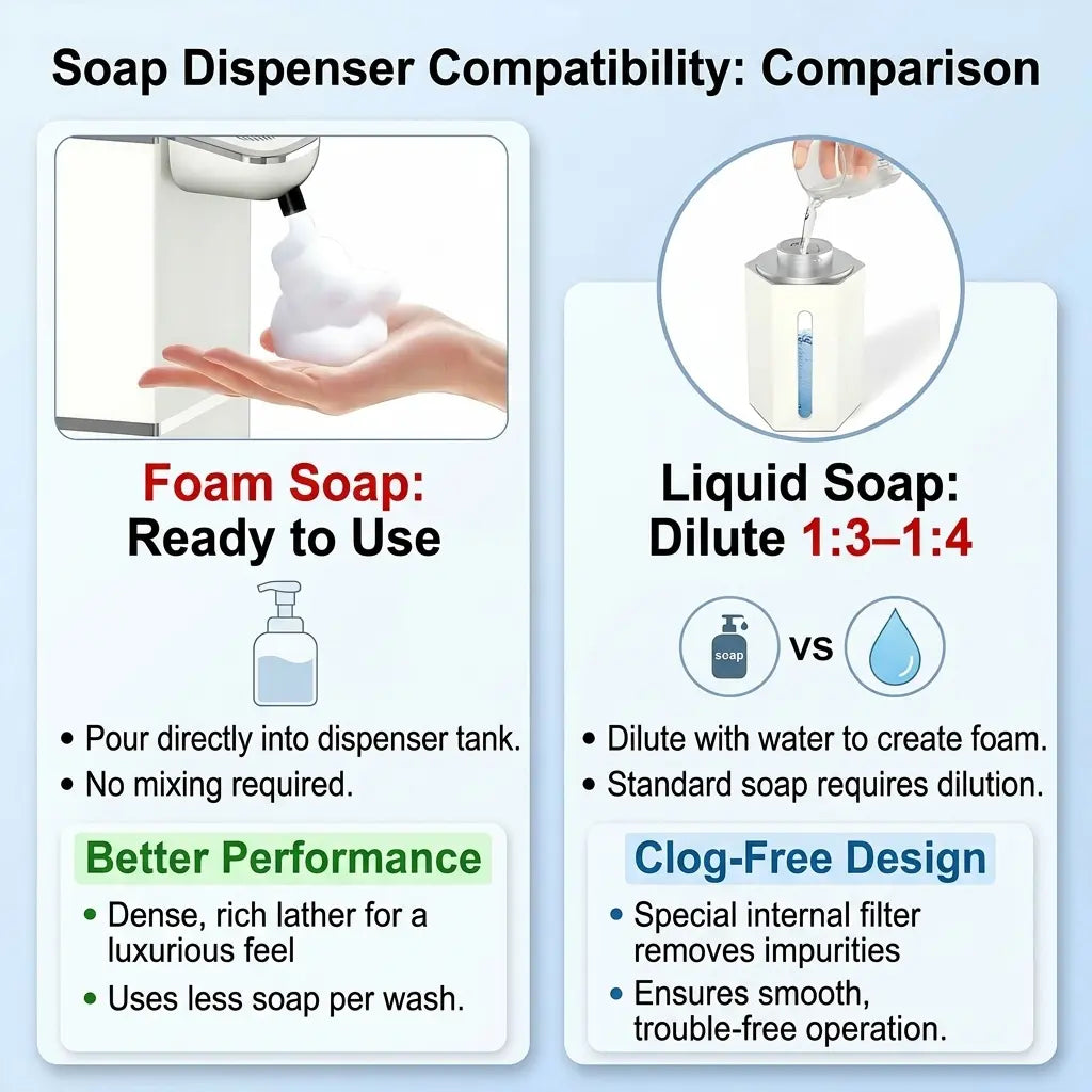 Touchless Automatic Soap Dispenser, USB Rechargeable, 12 Oz Foaming Dispenser with 4 Adjustable Levels, Waterproof Wall-Mounted Smart Soap Pump for Bathroom and Kitchen, Hands-Free Hygiene Home Essential