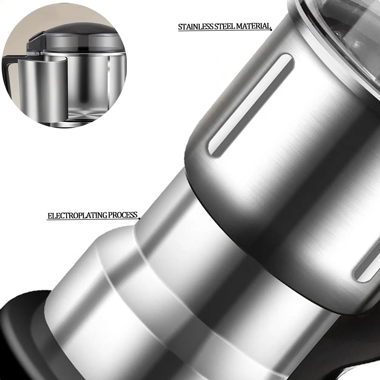 Multifunctional Coffee Coffee Grinder,High-Power Coffee Grinding Tool,-Grade Fast-Grinding Electric Coffee and Grain Grinder